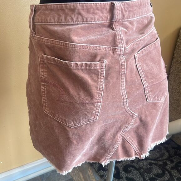 American Eagle Outfitters Women's mauve corduroy Skirt Size 4 - Picture 6 of 11